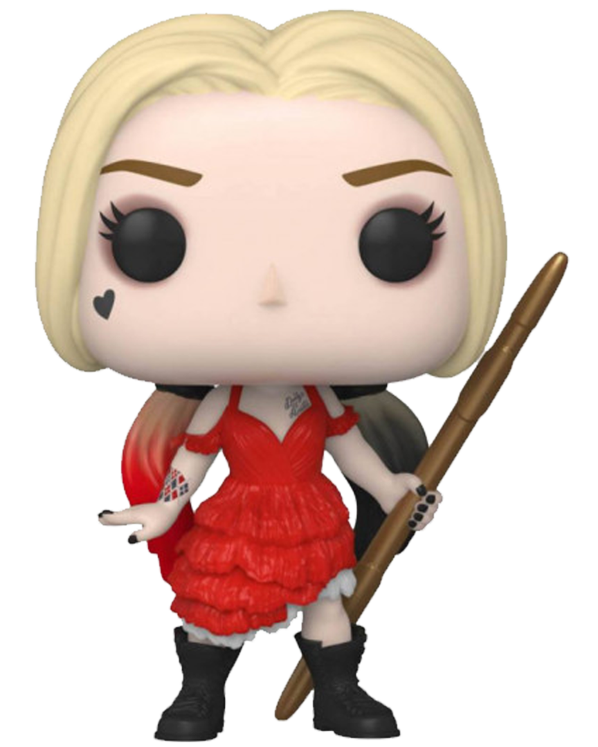 Funko Pop! Movies: TSS - Harley Quinn - (Damaged Dress) - Suicide Squad 2 - Figura de Vinilo Coleccionable - Idea de Regalo- Mercancia Oficial - Juguetes para Niños y Adultos - Movies Fans