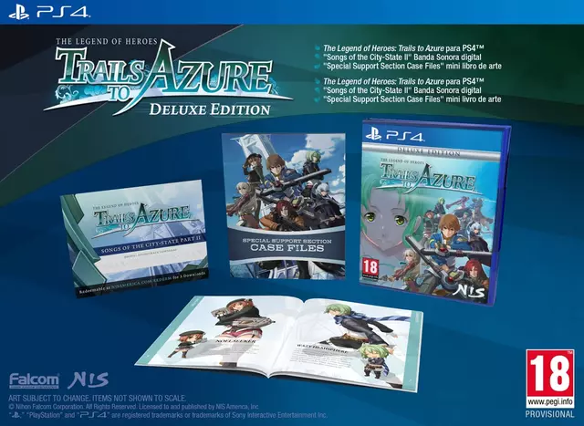 Comprar The Legend of Heroes: Trails to Azure Edición Deluxe PS4 Deluxe