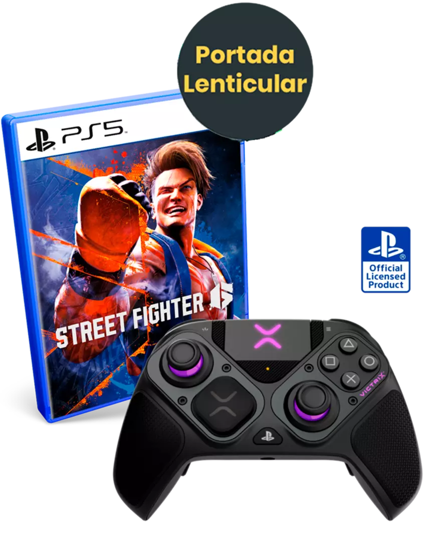 Comprar Street Fighter 6 Edición Lenticular + Mando Inalámbrico Victrix Pro  BFG Mando Inalámbrico Victrix Pro BFG con Licencia Oficial PlayStation PS5  Pack Mando Victrix