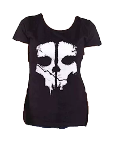 Comprar Camiseta Negra Mujer Call of Duty Ghost Talla M Talla M