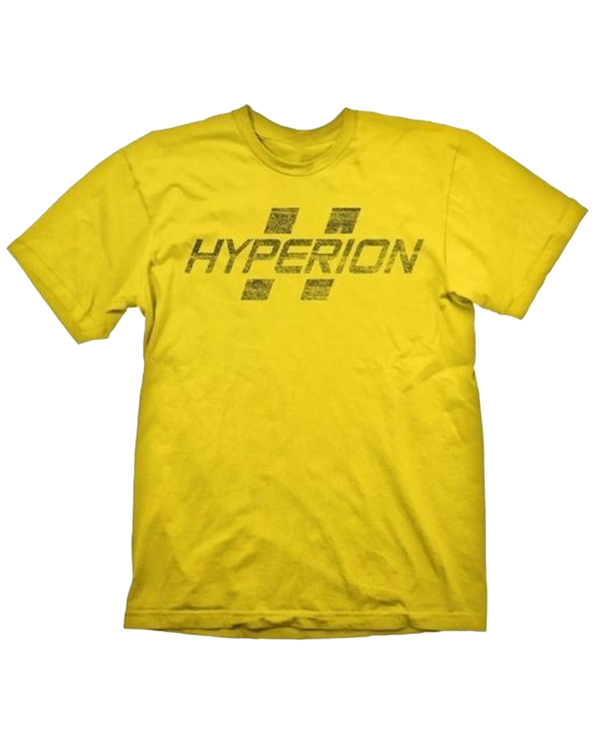 Camiseta amarilla bordelands hyperion talla m