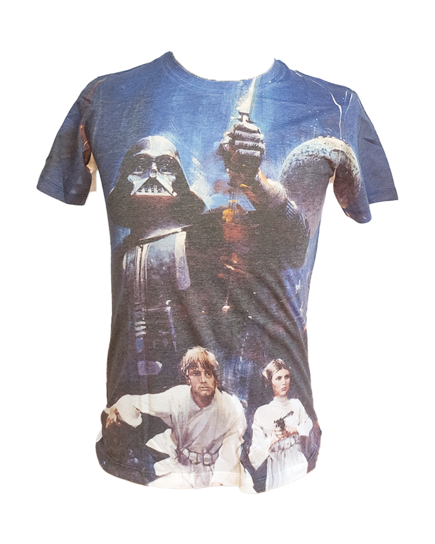 Camiseta Negra Star Wars Dark Vader Talla M