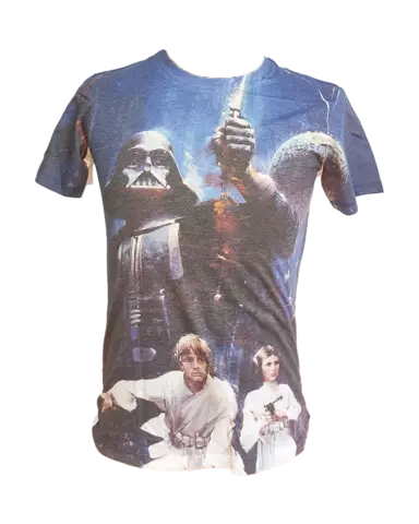 Camiseta Negra Dark Vader Star Wars Talla S