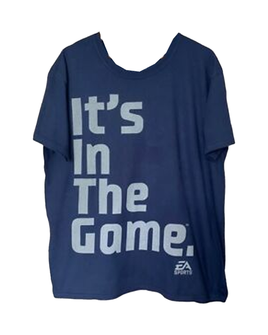 Camiseta navy it's in the game ea t-l
