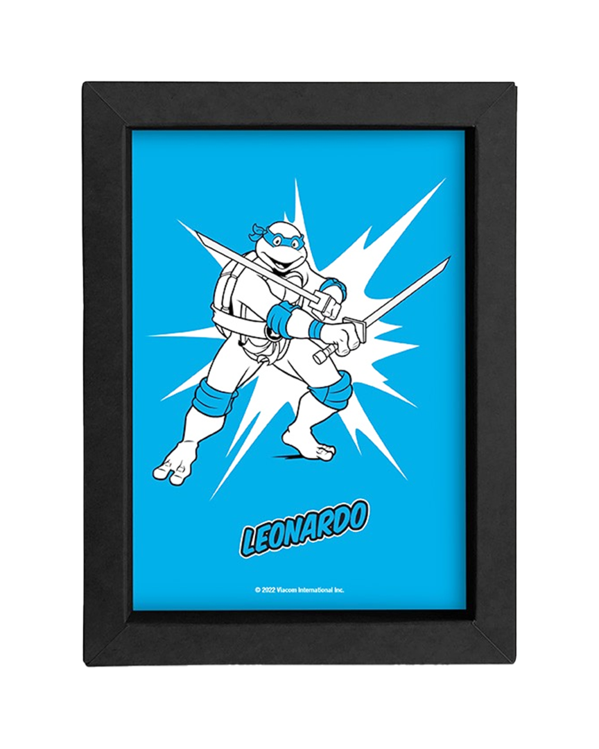 Cuadro leonardo tmnt frame kraft edición pop 15x20cm