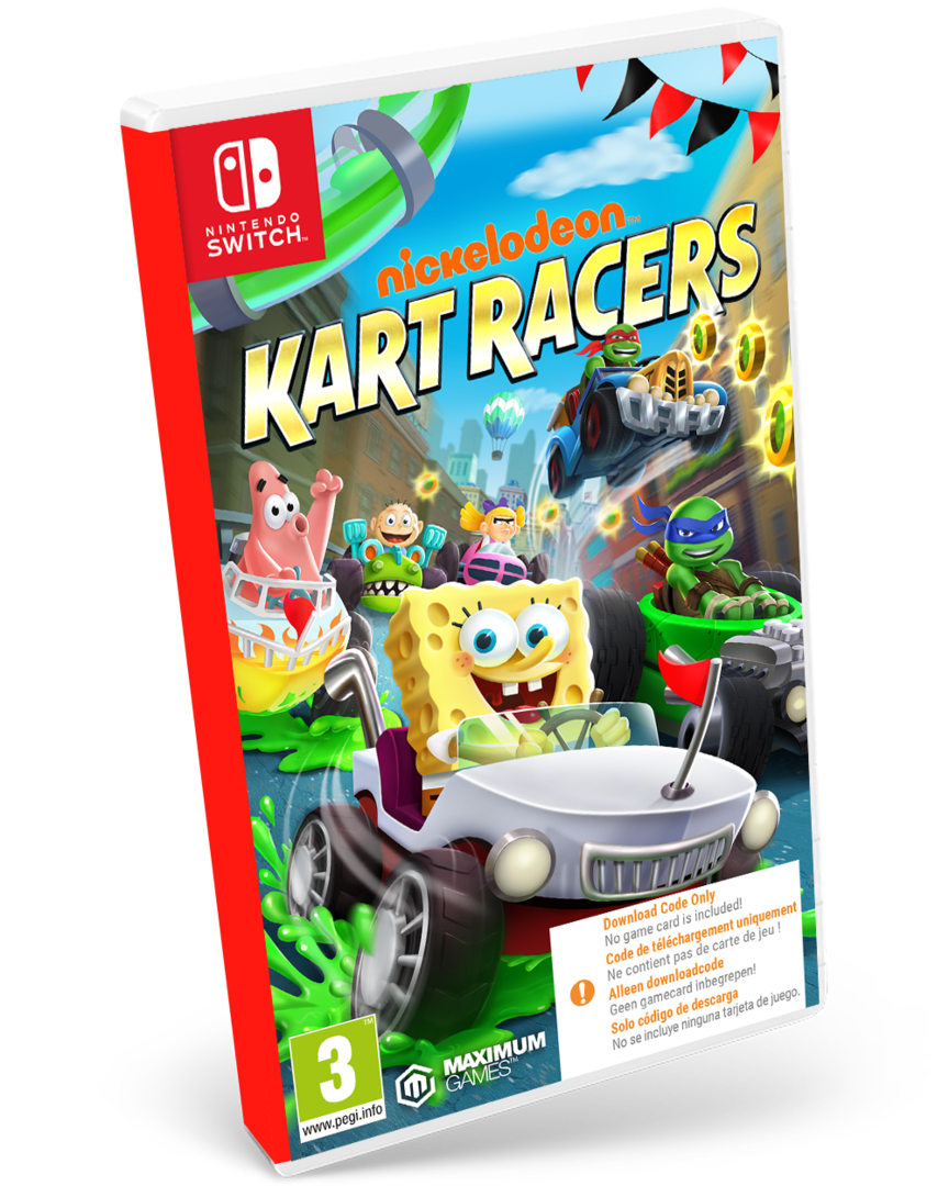 Nickelodeon kart racers (código de descarga)