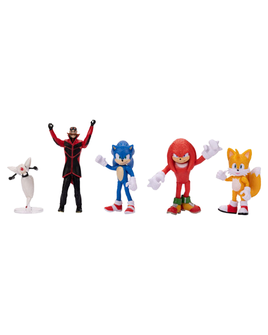 Pack 5 Figuras Sonic Movie 2 6 cm
