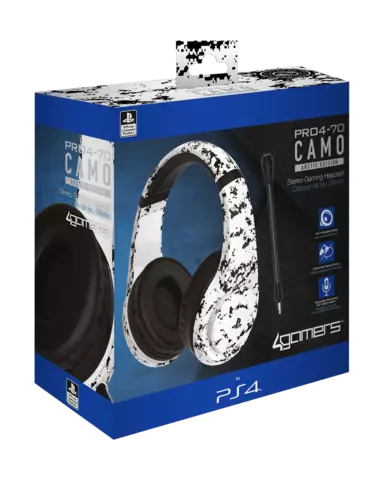 Comprar Auriculares Gaming Stereo PRO 4-70 Camo Blanco  PS4