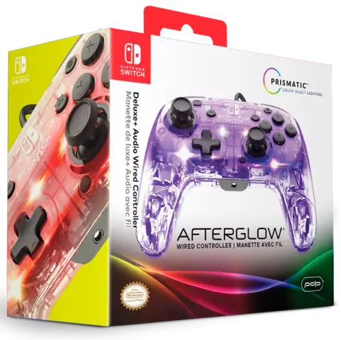 Comprar Mando Afterglow Prismatic Deluxe Con Licencia Oficial de Nintendo Switch