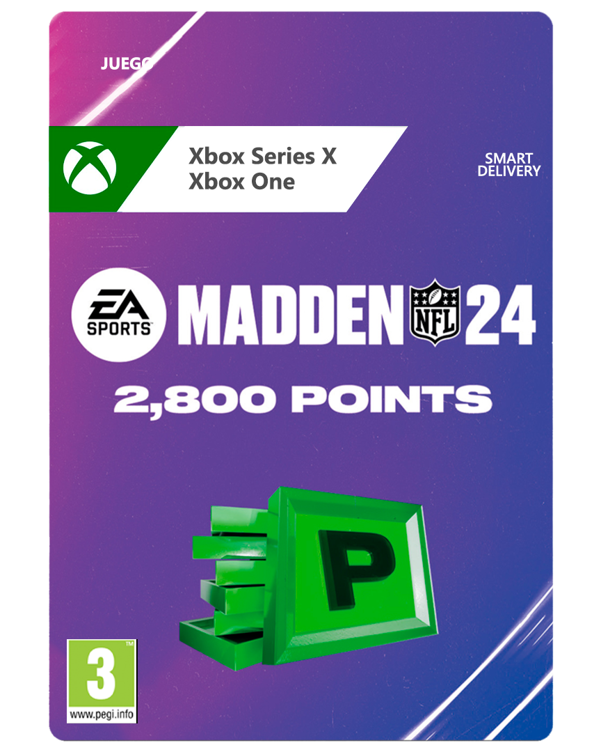 Madden NFL 24: 2800 Puntos Madden