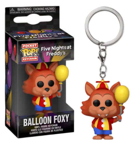 Comprar Llavero Pocket Pop Fnaf Security Breach - Balloon Foxy Figuras