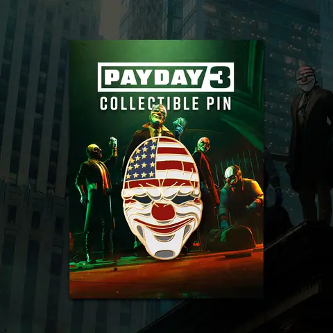 Pin Oficial de la máscara emblemática de Payday