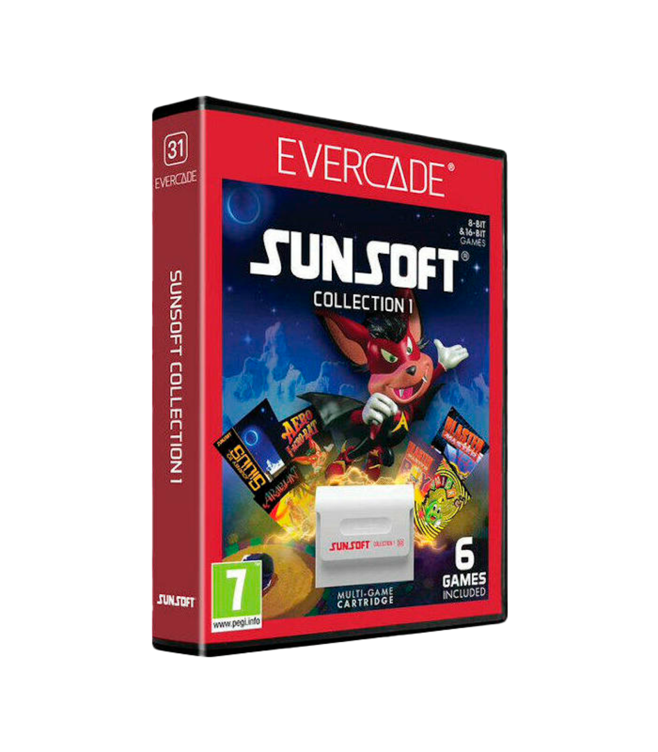 Cartucho Evercade Sunsoft Collection 1