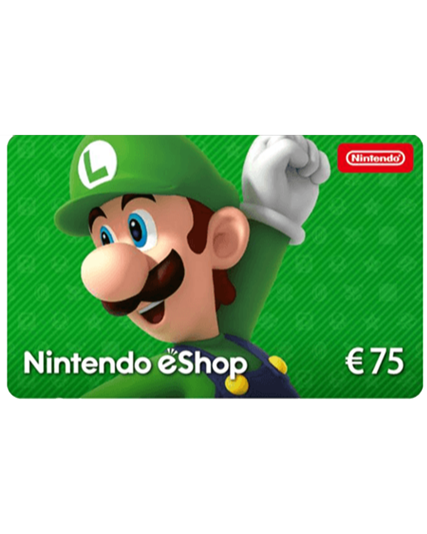 Nintendo eshop 75€ tarjeta prepago