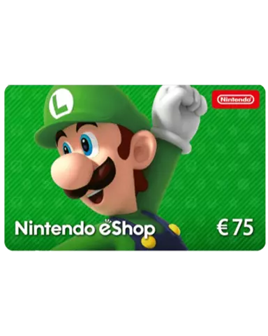Comprar Nintendo eShop 75€ Tarjeta Prepago  Nintendo eShop 3DS