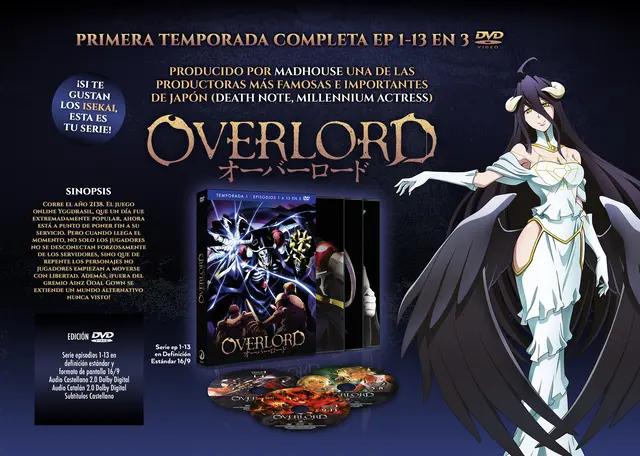 Comprar Overlord Temporada 1 DVD Coleccionista DVD