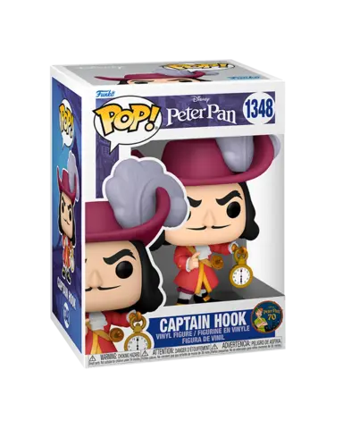Reservar Figura POP! Capitán Garfio - Peter Pan 70º Aniversario 9cm Figuras de Videojuegos