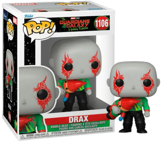 Comprar Figura POP! Drax The Guardians Of The Galaxy Holiday Special Marvel Figuras de Videojuegos