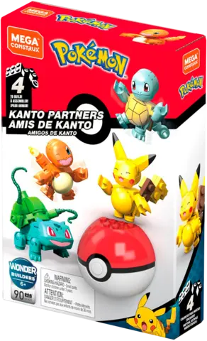 Comprar Pokemon Mega Construx - Kanto Partners Figuras de Videojuegos