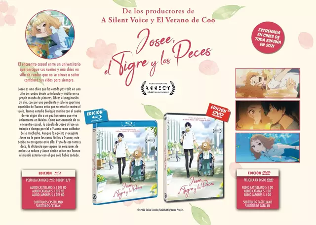 Comprar Josee, El Tigre Y Los Peces: La Película DVD Estándar DVD