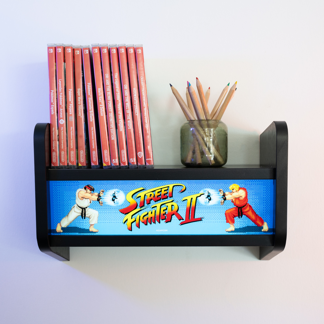 Lámpara pared arcade street fighter