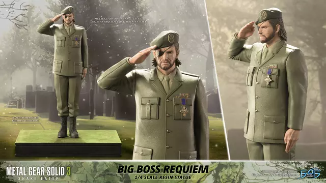 Reservar Estatua Resina Big Boss Requiem 1/4 Metal Gear Solid 3 First 4 Figures Estatuas screen 1