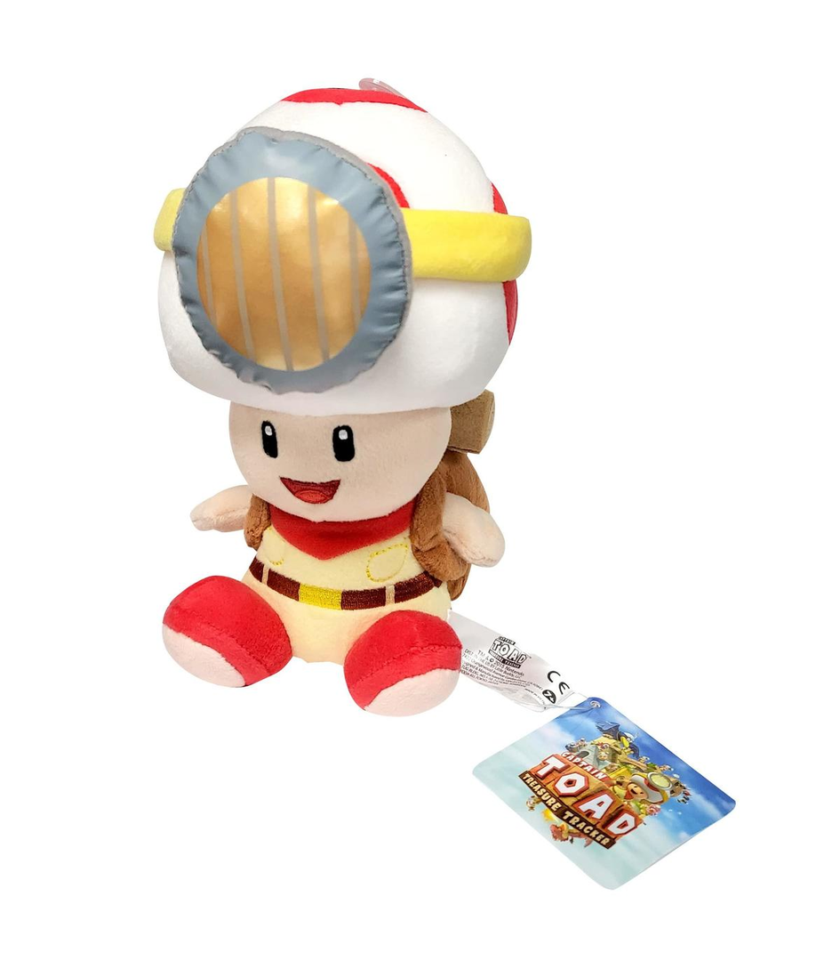Peluche toad super mario 17cm