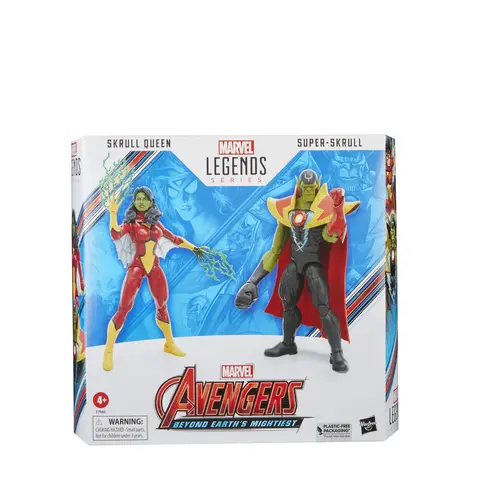 Comprar Set De 2 Figuras Marvel Skrull Queen Y Super-Skrull Comic Serie Legends Figuras