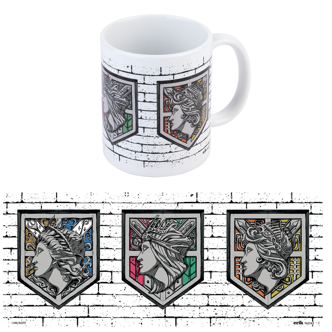 Taza attack on titan - wall emblem