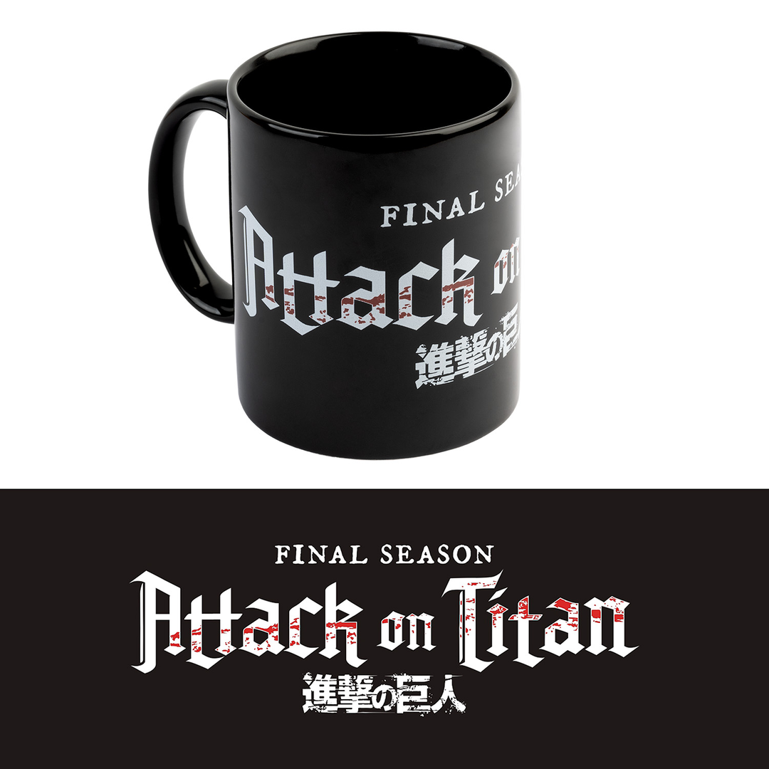 Taza attack on titan - logo