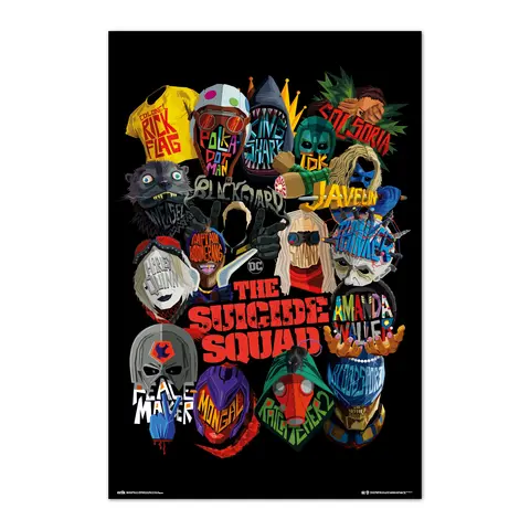 Comprar Poster DC Comics Escuadron Suicida Graphics 