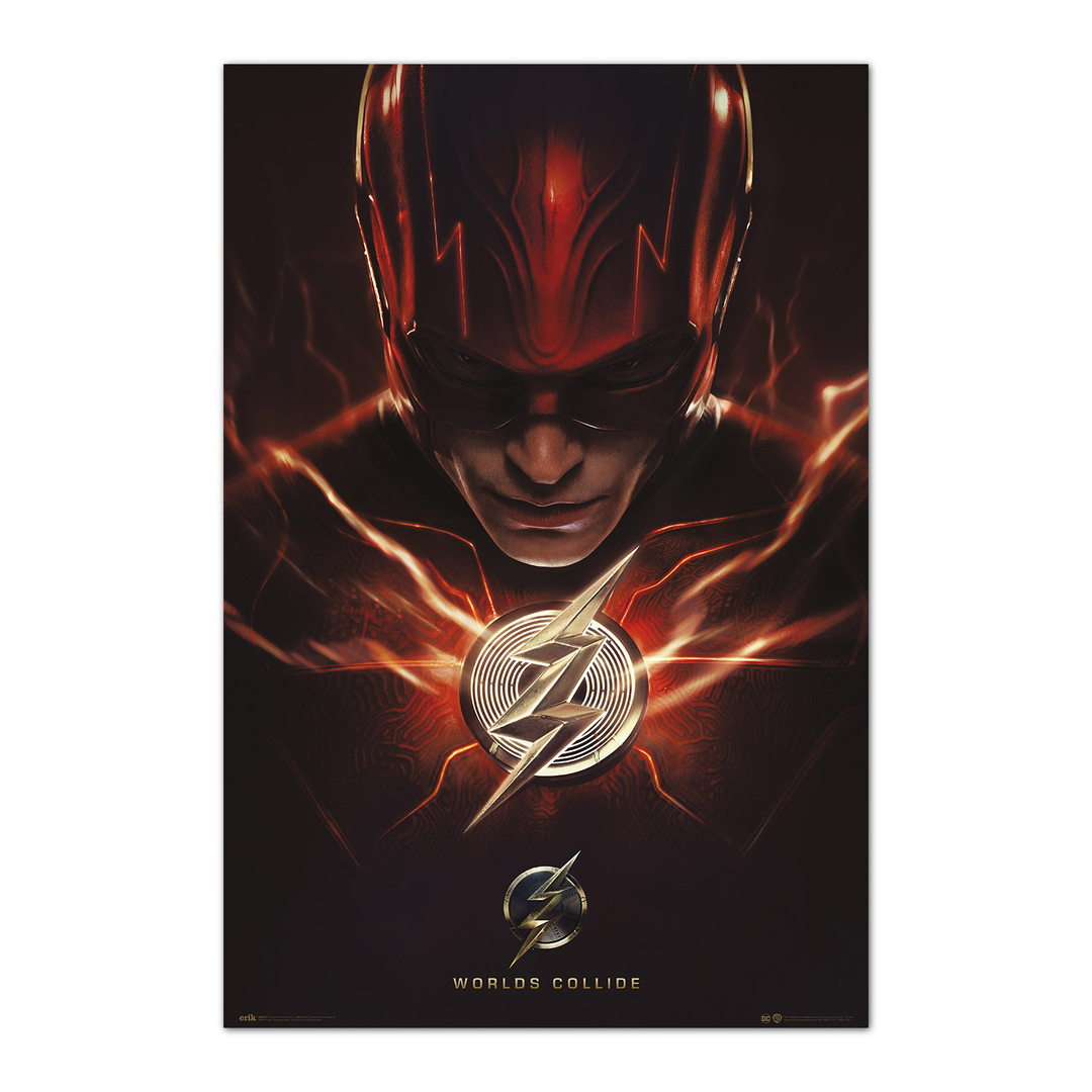 Grupo Erik Poster DC Comics The Flash - Poster flash - Laminas decorativas 61x91,5cm a todo color | Posters para pared ideal decoración habitación