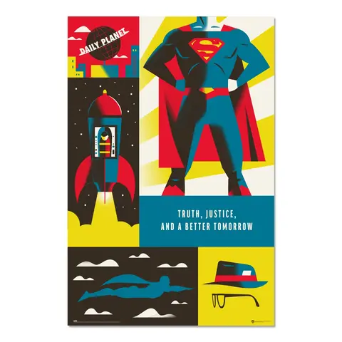 Comprar Poster Superman 100 Aniversario WB 