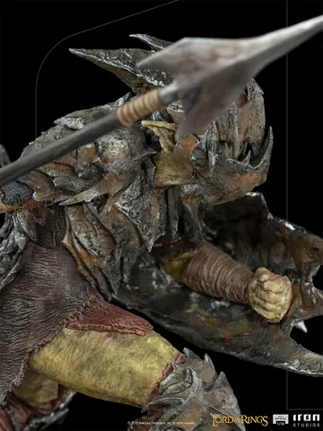 Comprar Figura Art Scale El Señor De Los Anillos Orco Con Armadura Figuras