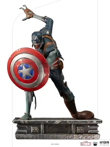 Comprar Figura Art Scale Marvel What If Capitan America Zombie Figuras