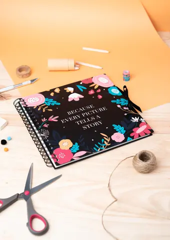 Comprar Scrapbook Album Foto 26X26cm 40 Paginas Blummen 