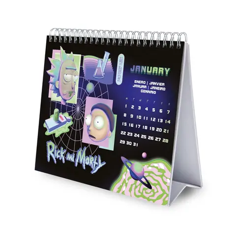 Comprar Calendario De Escritorio Deluxe 2024 Rick Y Morty 