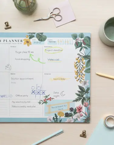 Comprar Bloc Planificador Semanal A3 Botanical Ingles 