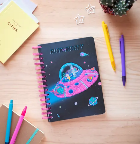 Comprar Cuaderno Tapa Forrada A5 Rick Y Morty 