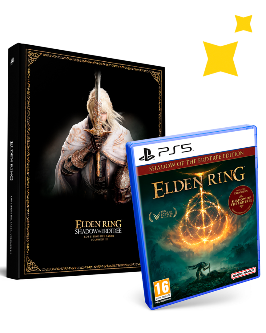Elden Ring Edición Shadow of the Erdtree + Guía Elden Ring: Los Libros del Saber, Volumen III: Shadow of the Erdtree