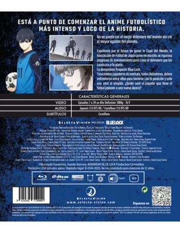 Reservar Blue Lock Temporada 1 Episodios 1 A 24 Blu-Ray Coleccionista Coleccionista DVD & Blu-ray