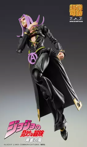 Reservar Figura Leone Abacchio Jojo's Bizarre Adventure Part 5 Black Ver. Chozokado Medicos 16cm Figuras