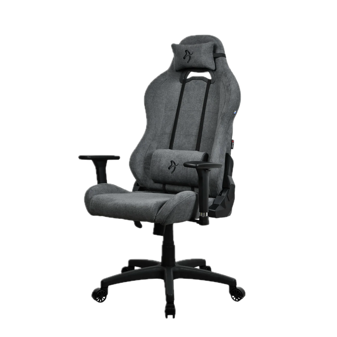 Silla gaming arozzi torretta softfabric dark grey