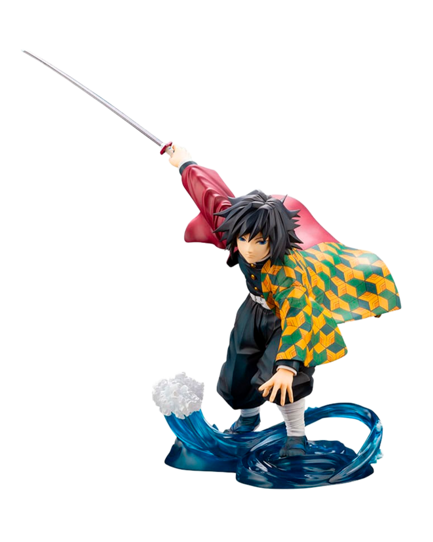 Figura giyu tomioka demon slayer: kimetsu no yaiba artfx j 1/8 kotobukiya
