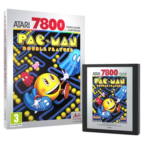 Comprar Cartucho Atari 7800 Pac-Man Double Feature Atari