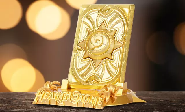 Reservar Réplica Golden Celebration Card Back Hearthstone HEX Collectibles Limitada