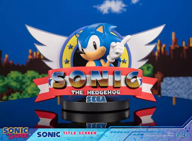 Reservar Figura Resina Sonic Sonic The Hedgehog Tittle Screen First 4 Figures 21cm Figuras