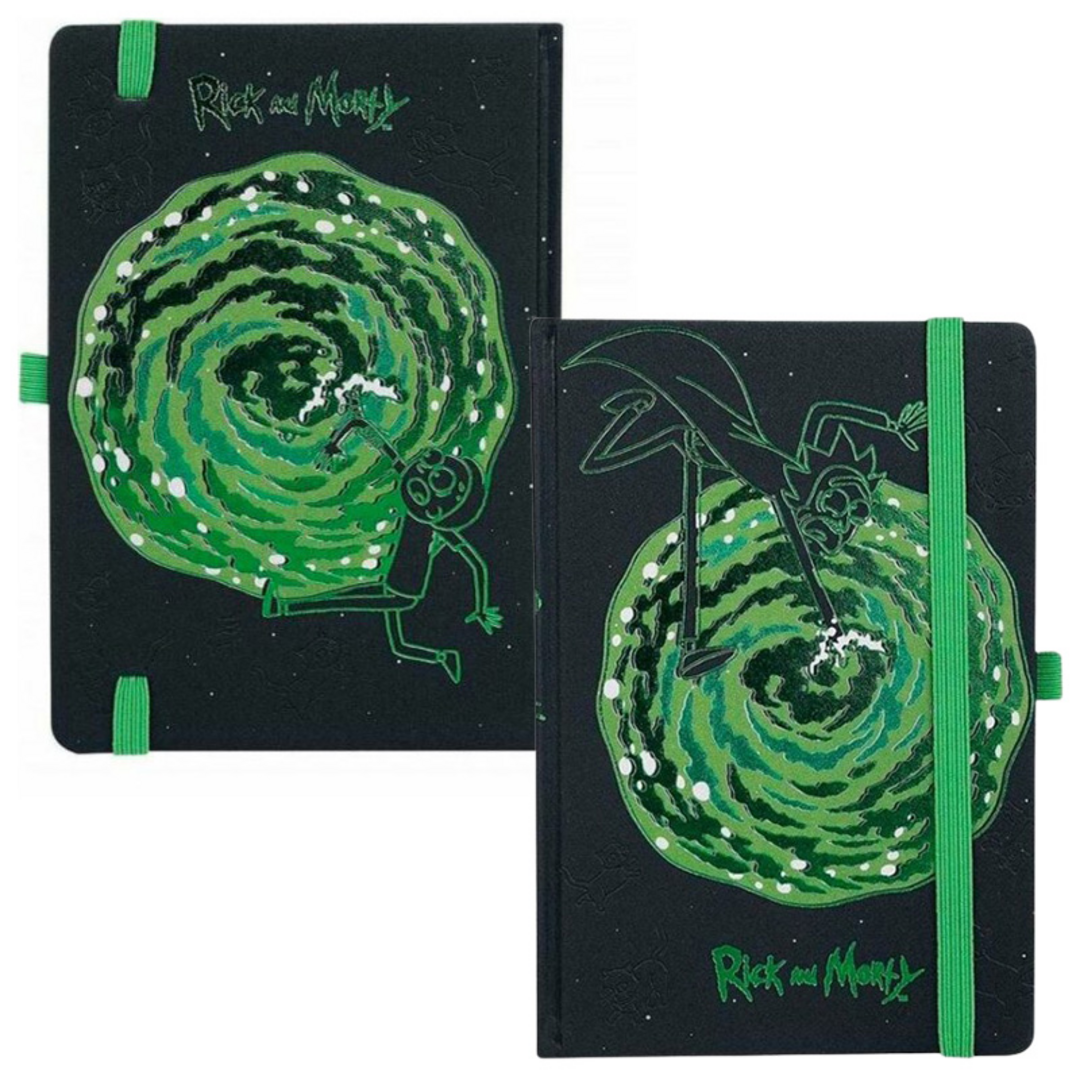 Rick & morty - cuaderno a5 premium portal