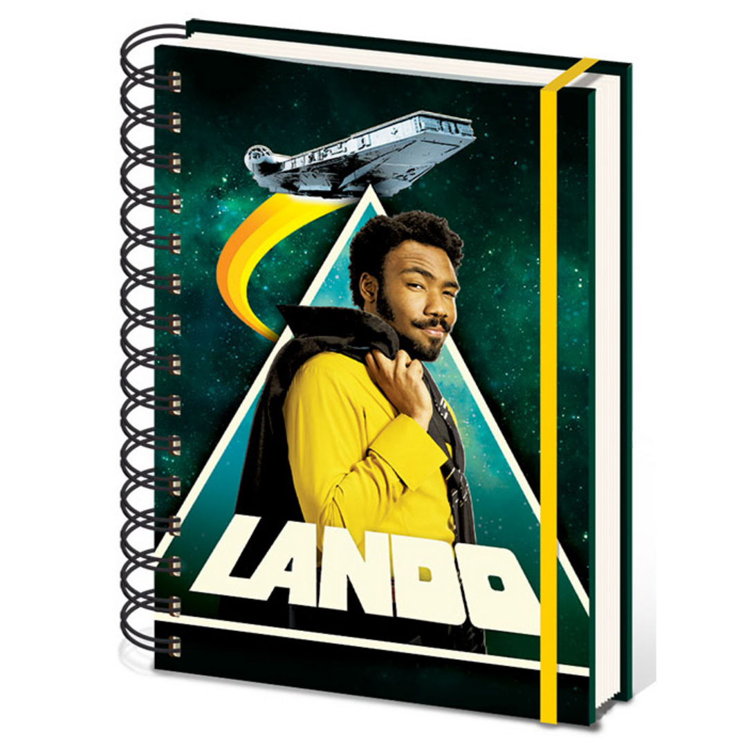 Star wars (solo) - cuaderno a5 espiral lando