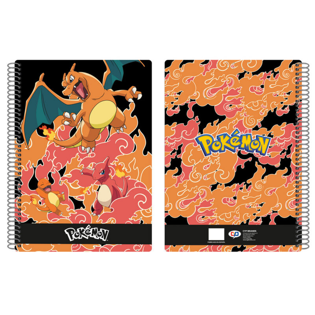 Pokémon - cuaderno a4 charmander
